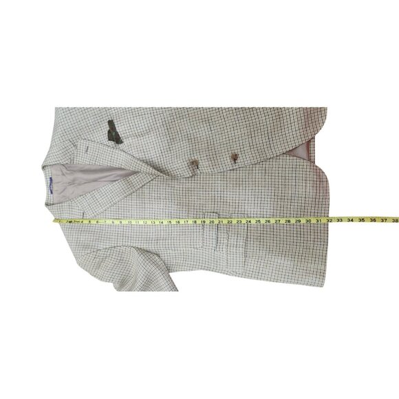 Ralph Lauren Purple Label Plaid Suit Jacket Size 49 R - Picture 13 of 16